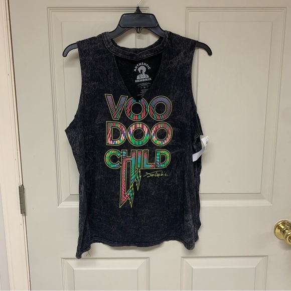 Jimi Hendrix Acid Washed Sleeveless Tee - Picture 3 of 8